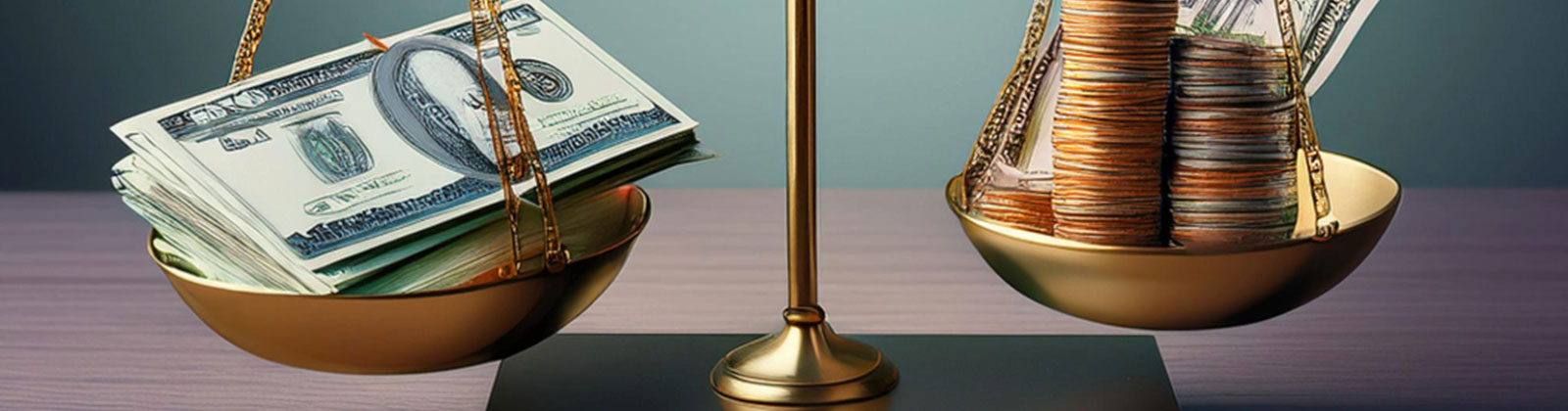 Money Scales Unbalanced